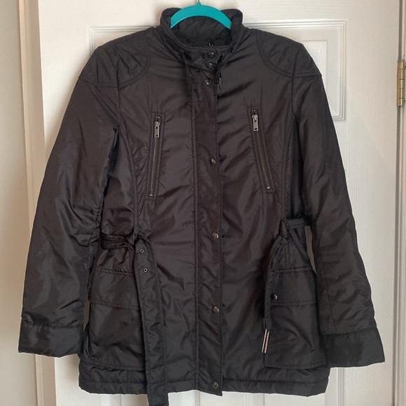 Banana Republic Moto Style Black Puffer Jacket - Picture 3 of 3